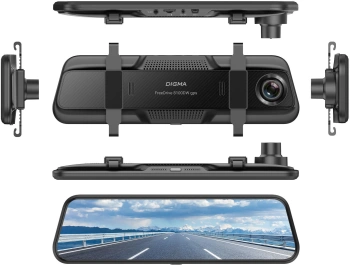 Видеорегистратор Digma FreeDrive 8100DW gps