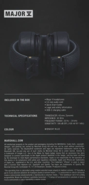 Гарнитура накладные Marshall Major V