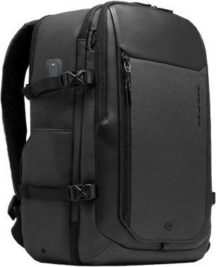 Рюкзак мужской Piquadro Lyss CA6929S143BM/N черный полиуретан/полиэстер/натур.кожа