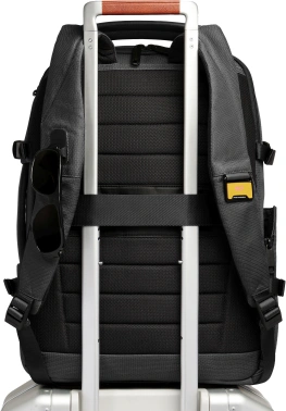 Рюкзак мужской Piquadro Lyss CA6929S143BM/N черный полиуретан/полиэстер/натур.кожа