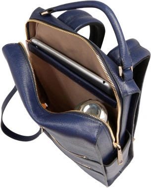 Рюкзак женский Piquadro Patricia CA6771W140/BLU темно-синий кожа