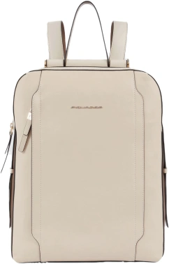 Рюкзак женский Piquadro Circle CA4576W92/BECU бежевый/кофейный кожа