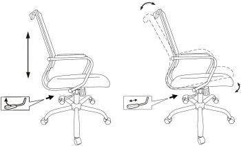 Кресло руководителя Бюрократ  CH BALANCE SL