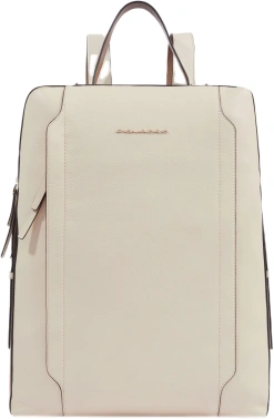 Рюкзак женский Piquadro Circle CA7042W92/BECU бежевый/кофейный кожа
