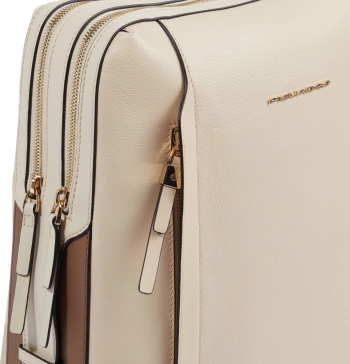 Рюкзак женский Piquadro Circle CA7042W92/BECU бежевый/кофейный кожа