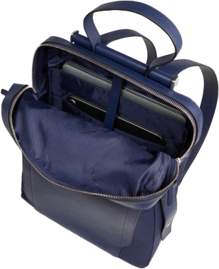 Рюкзак женский Piquadro Lyra CA4576W92T/BLU темно-синий кожа/нейлон