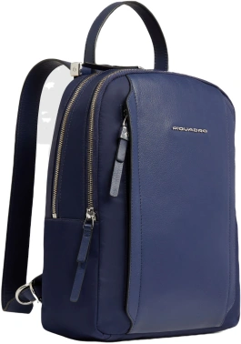 Рюкзак женский Piquadro Lyra CA5566W92T/BLU темно-синий кожа/нейлон