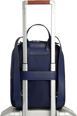 Рюкзак женский Piquadro Lyra CA5566W92T/BLU темно-синий кожа/нейлон