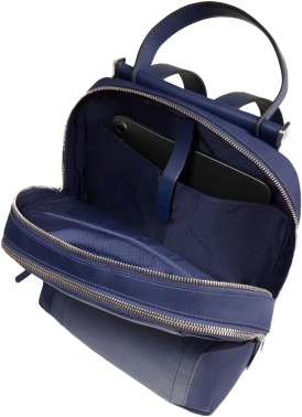 Рюкзак женский Piquadro Lyra CA5566W92T/BLU темно-синий кожа/нейлон