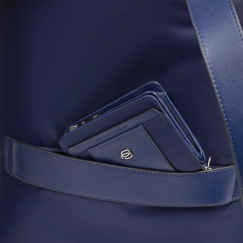 Рюкзак женский Piquadro Lyra CA6216W92T/BLU темно-синий кожа/нейлон