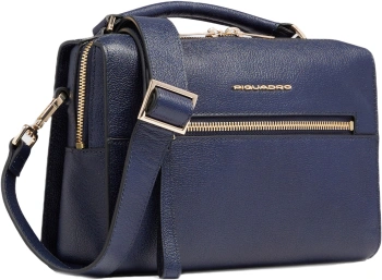 Сумка женская Piquadro Patricia BD6954W140/BLU темно-синяя натур.кожа