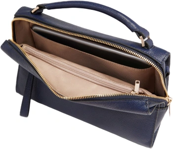 Сумка женская Piquadro Patricia BD6954W140/BLU темно-синяя натур.кожа