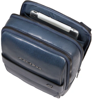 Сумка мужская Piquadro Solm CA7030S141/AV серая натур.кожа