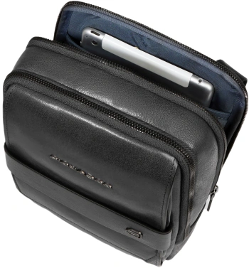 Сумка мужская Piquadro Solm CA7030S141/N черная натур.кожа