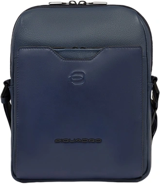 Сумка мужская Piquadro Ael CA6917S142/BLU синяя натур.кожа/микроф.