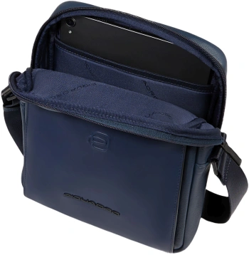 Сумка мужская Piquadro Ael CA6917S142/BLU синяя натур.кожа/микроф.