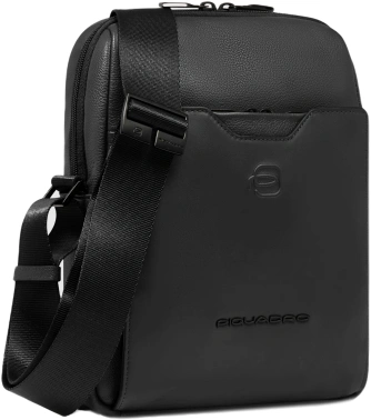 Сумка мужская Piquadro Ael CA6917S142/N черная натур.кожа/микроф.