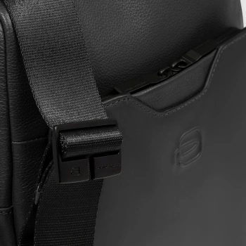 Сумка мужская Piquadro Ael CA6917S142/N черная натур.кожа/микроф.
