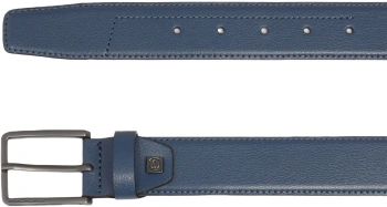 Ремень мужской Piquadro Solm CU6966S141/AV 125х3.5см серо-голубой натур.кожа
