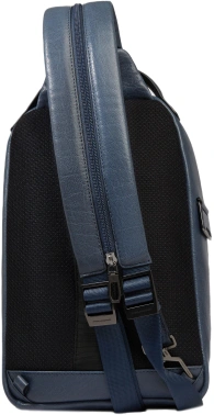 Рюкзак слинг мужской Piquadro Solm CA7028S141/AV серо-голубой кожа