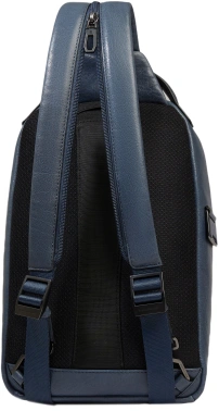 Рюкзак слинг мужской Piquadro Solm CA7028S141/AV серо-голубой кожа