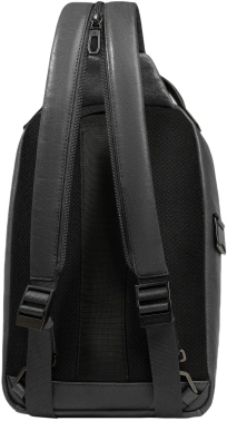 Рюкзак слинг мужской Piquadro Solm CA7028S141/N черный кожа