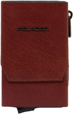Чехол для кредитных карт Piquadro Solm PP5585S141R/N черный натур.кожа/алюм.