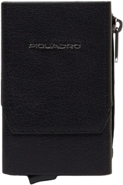 Чехол для кредитных карт Piquadro Solm PP5649S141R/AV серо-голубой натур.кожа/алюм.