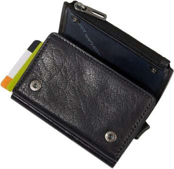 Чехол для кредитных карт Piquadro Solm PP5649S141R/AV серо-голубой натур.кожа/алюм.