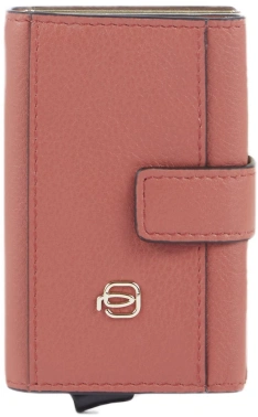 Чехол для кредитных карт Piquadro Circle PP5649W92R/ARTM терракотовый/кофейный натур.кожа/алюм.