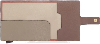 Чехол для кредитных карт Piquadro Circle PP5649W92R/ARTM терракотовый/кофейный натур.кожа/алюм.