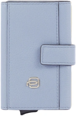 Чехол для кредитных карт Piquadro Circle PP5649W92R/AZ3 голубой натур.кожа/алюм.