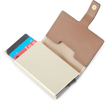 Чехол для кредитных карт Piquadro Circle PP5649W92R/BECU бежевый/кофейный натур.кожа/алюм.