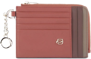 Чехол для кредитных карт Piquadro Circle PP5910W92R/ARTM коралловый/кофейный натур.кожа