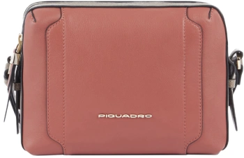 Сумка женская Piquadro Circle BD4870W92/ARTM коралловая/кофейная натур.кожа