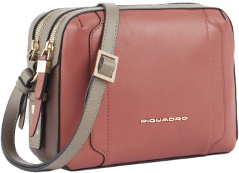 Сумка женская Piquadro Circle BD4870W92/ARTM коралловая/кофейная натур.кожа