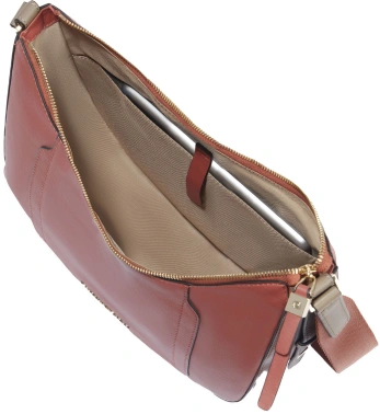 Сумка женская Piquadro Circle BD6657W92/ARTM коралловая/кофейная натур.кожа