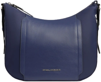 Сумка женская Piquadro Lyra BD6657W92T/BLU темно-синяя натур.кожа/нейлон