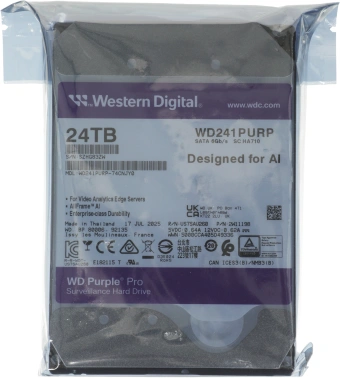 Жесткий диск WD SATA-III 24TB  WD241PURP