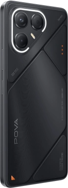 Смартфон Tecno Pova 7 5G 128Gb 8Gb черный моноблок 3G 4G 2Sim 6.78