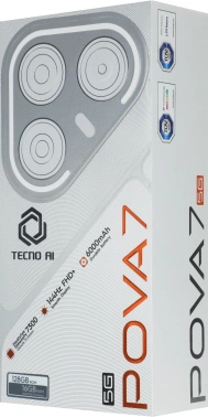 Смартфон Tecno Pova 7 5G 128Gb 8Gb зеленый моноблок 3G 4G 2Sim 6.78