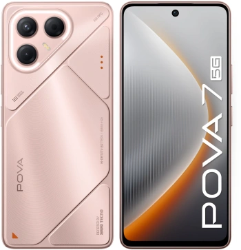 Смартфон Tecno Pova 7 5G 128Gb 8Gb розовый моноблок 3G 4G 2Sim 6.78
