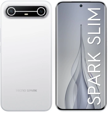 Смартфон Tecno Spark Slim 256Gb 8Gb белый моноблок 3G 4G 2Sim 6.78