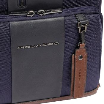 Рюкзак Piquadro Brief2 CA3214BR2/BLUCU темно-синий/коричневый нейлон/натур.кожа