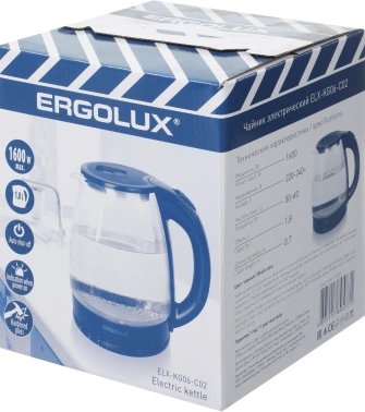 Чайник электрический Ergolux ELX-KG06-C02