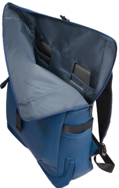 Рюкзак Piquadro C20W CA6291C2OW/AV роллтоп серо-голубой полиуретан