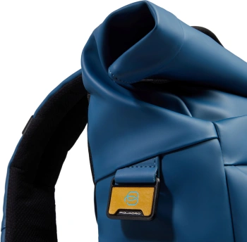 Рюкзак Piquadro C20W CA6291C2OW/AV роллтоп серо-голубой полиуретан