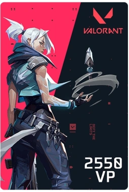 Карта оплаты пополнение игровой валюты Riot Games Valorant: 2550 VP ПК