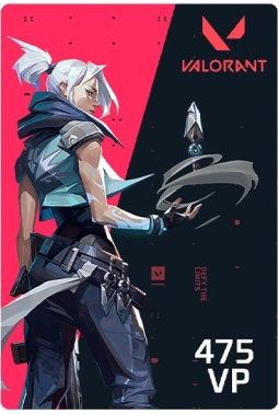 Карта оплаты пополнение игровой валюты Riot Games Valorant: 475 VP ПК