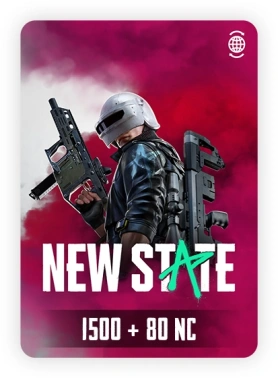 Карта оплаты пополнение игровой валюты New State Mobile 1500+80 NC моб.уст./ПК